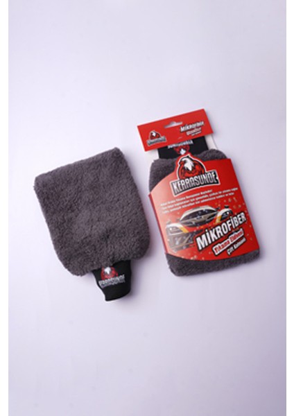 Mikrofiber Oto Yıkama Eldiveni - Antrasit