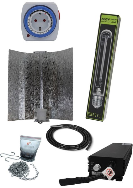 600W Elektronik Balastlı Shp/hps Set