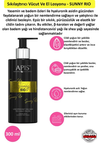 Vücut ve El Losyonu - Sunny Rio - 300 ml