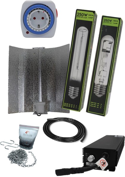 250W Elektronik Balastlı Shp/hps & Mh Set
