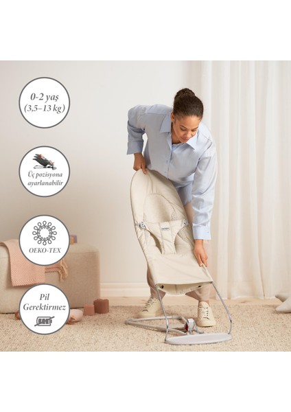 Balance Soft Woven Jersey Üçlü Kumaş Oyuncaklı Yenidoğan Seti / Light Beige fiyatları