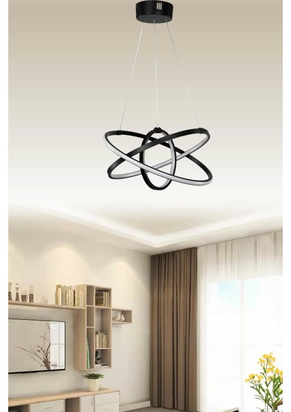 Modern Atom görünümlü Sarkıt Salon Avize ve Oturma Odası Ledli Avize