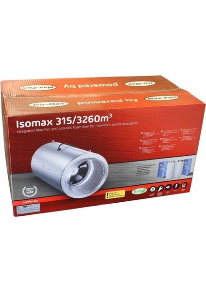 Can Iso Max Slient 315/3260 M3 580 W Fan