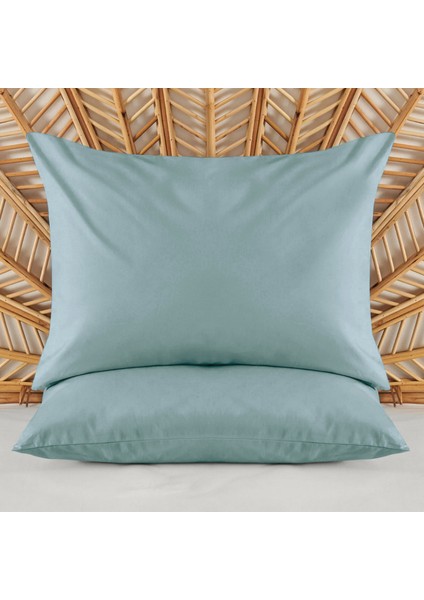 Soft 2'li Yastık Kılıfı - Mavi - 50X70 cm