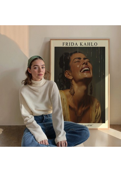 Frida Kahlo Çerçevesiz Poster, Modern Dekoratif Çerçevesiz Poster, Tablo fiyatları