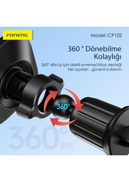 CP102 Manyetik Araç Içi Telefon Tutucu Araba Havalandırma fırsatları