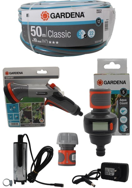 Sulama Seti 10 Metre Hortumlu