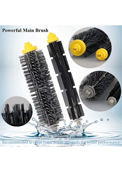 Irobot Roomba 600 Serisi 605 610 614 615 Çırpıcı Yan Fırça Için Filtre (Yurt Dışından)