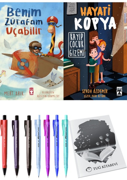 Hayati Kopya Kayıp Çocuk Gizemi ve Benim Zürafam Uçabilir 2'li Set + Hediyeli