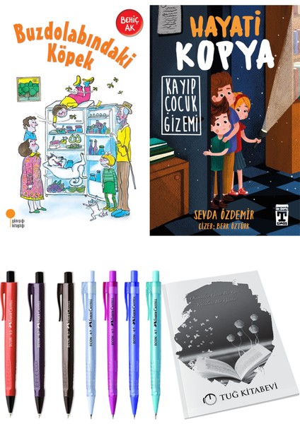 Hayati Kopya Kayıp Çocuk Gizemi ve Buzdolabındaki Köpek 2'li Set + Hediyeli
