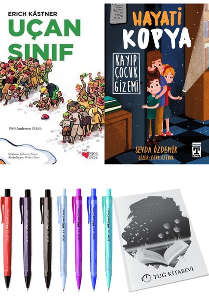 Hayati Kopya Kayıp Çocuk Gizemi ve Uçan Sınıf 2'li Set + Hediyeli
