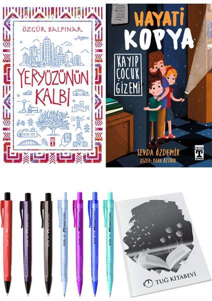 Hayati Kopya Kayıp Çocuk Gizemi ve Yeryüzünün Kalbi 2'li Set + Hediyeli