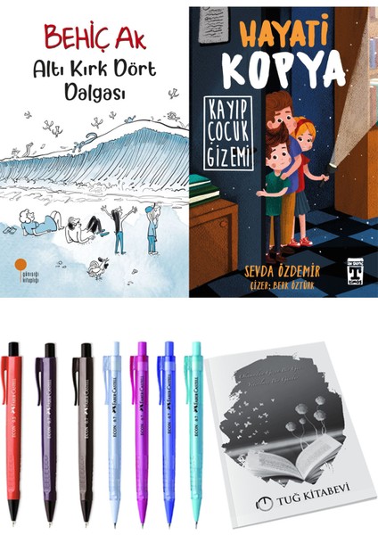 Hayati Kopya Kayıp Çocuk Gizemi ve Altı Kırk Dört Dalgası 2'li Set + Hediyeli