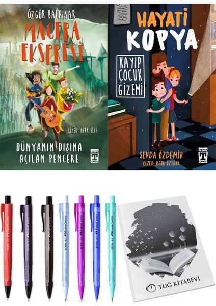 Hayati Kopya Kayıp Çocuk Gizemi ve Gelecek Ekspresi Dünyanın Dışına Açılan Pencere 2'li Set + Hediyeli