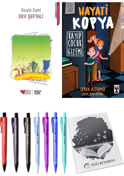 Hayati Kopya Kayıp Çocuk Gizemi ve Dev Şeftali 2'li Set + Hediyeli