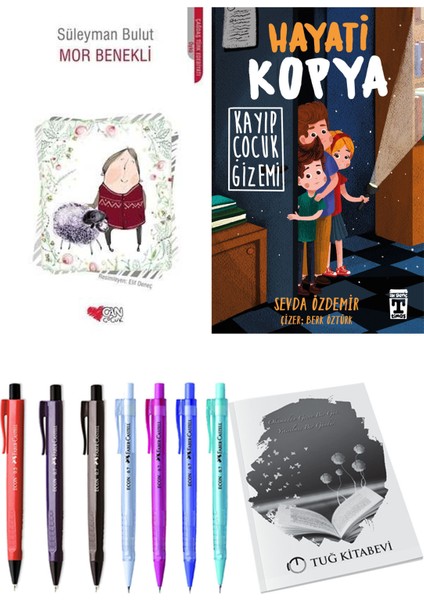 Hayati Kopya Kayıp Çocuk Gizemi ve Mor Benekli 2'li Set + Hediyeli