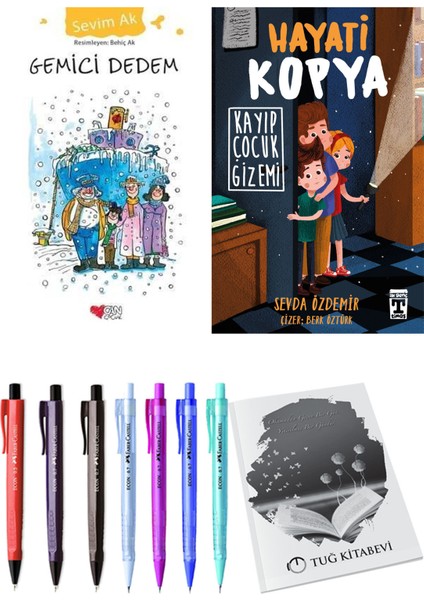 Hayati Kopya Kayıp Çocuk Gizemi ve Gemici Dedem 2'li Set + Hediyeli