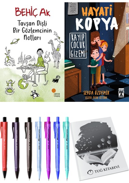 Hayati Kopya Kayıp Çocuk Gizemi ve Tavşan Dişli Bir Gözlemcinin Notları 2'li Set + Hediyeli