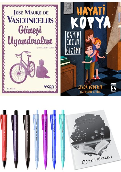 Hayati Kopya Kayıp Çocuk Gizemi ve Güneşi Uyandıralım 2'li Set + Hediyeli