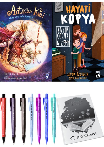 Hayati Kopya Kayıp Çocuk Gizemi ve Antika Kral Forsantin'in Uyanışı 2'li Set + Hediyeli