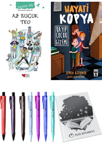 Hayati Kopya Kayıp Çocuk Gizemi ve Az Buçuk Teo 2'li Set + Hediyeli