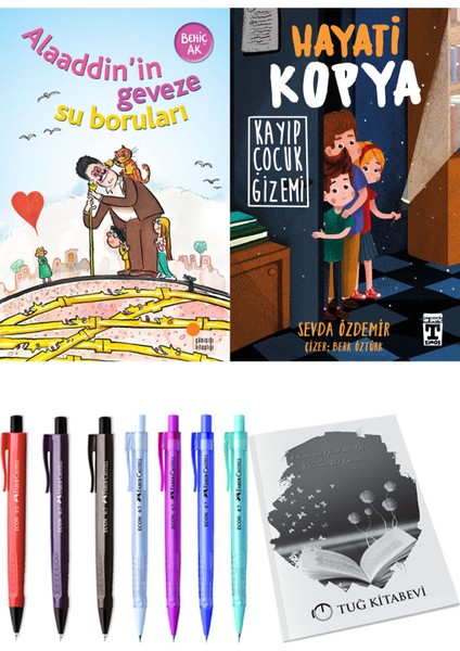 Hayati Kopya Kayıp Çocuk Gizemi ve Alaaddin’in Geveze Su Boruları 2'li Set + Hediyeli