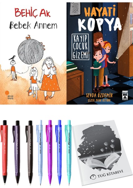 Hayati Kopya Kayıp Çocuk Gizemi ve Bebek Annem 2'li Set + Hediyeli