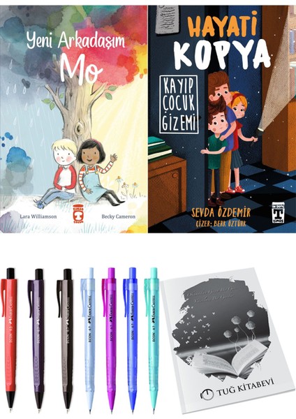Hayati Kopya Kayıp Çocuk Gizemi ve Yeni Arkadaşım Mo 2'li Set + Hediyeli