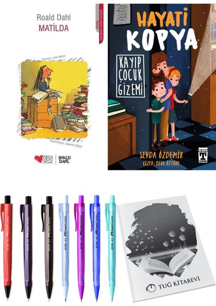 Hayati Kopya Kayıp Çocuk Gizemi ve Matilda 2'li Set + Hediyeli