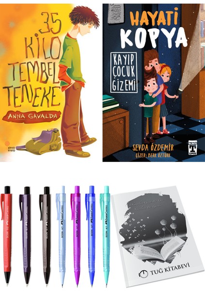 Hayati Kopya Kayıp Çocuk Gizemi ve 35 Kilo Tembel Teneke 2'li Set + Hediyeli