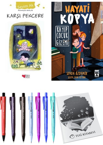 Hayati Kopya Kayıp Çocuk Gizemi ve Karşı Pencere 2'li Set + Hediyeli