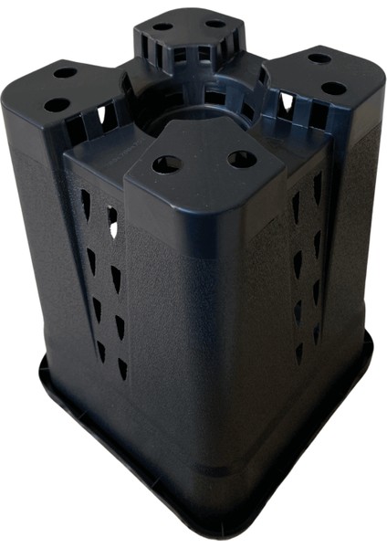 Delikli Kare Air Pot Saksı 18 Litre