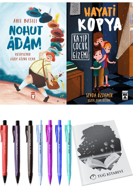 Hayati Kopya Kayıp Çocuk Gizemi ve Nohut Adam 2'li Set + Hediyeli