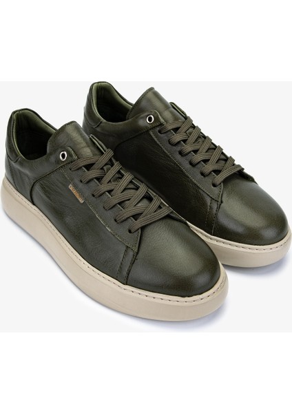 Erkek Deri Yeşil Sneakers & Spor Ayakkabı 04 4203 Erk Ayk SK24-25 Yesıl Dr fiyatları