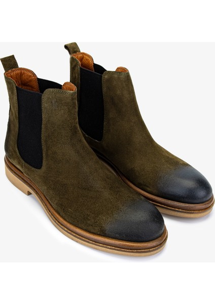 Erkek Deri Yeşil Casual Bot 537 3570 Erk Bot SK24-25 Bosco Suet fiyatları