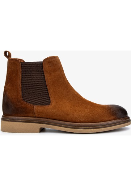 Erkek Deri Taba Süet Casual Bot 537 3570 Erk Bot SK24-25 Taba Suet
