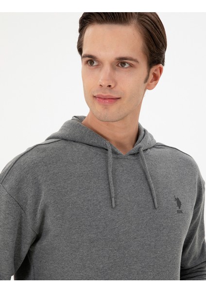 Erkek Antrasit Melanj Sweatshirt 50298271-VR081 fiyatları