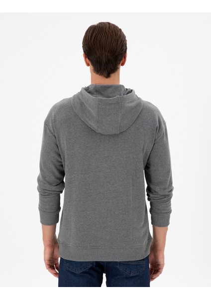 Erkek Antrasit Melanj Sweatshirt 50298271-VR081 indirimleri