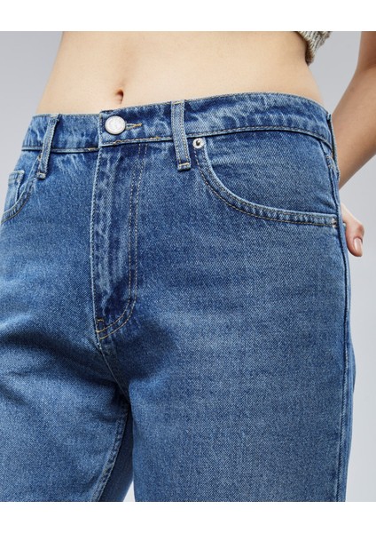 Kadın Yüksek Bel Baggy Skater Jean modelleri