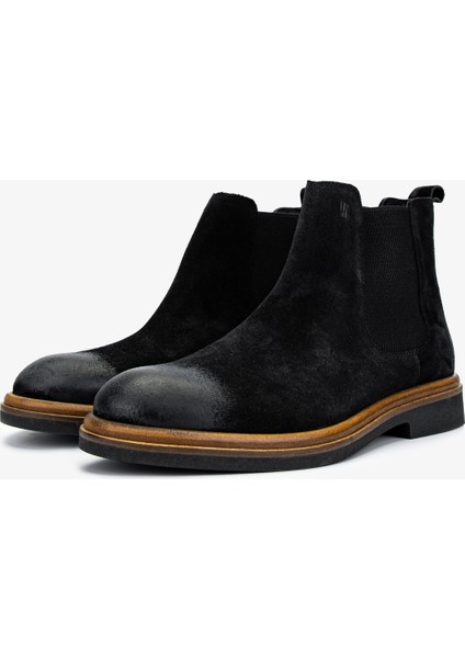 Erkek Deri Siyah Süet Casual Bot 537 3570 Erk Bot SK24-25 Sıyah Suet fırsatları