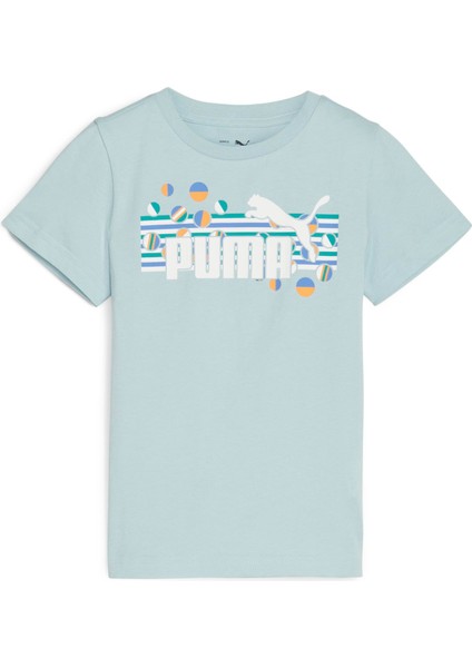 Ess+ Summer Camp Tee Turquoise Surf