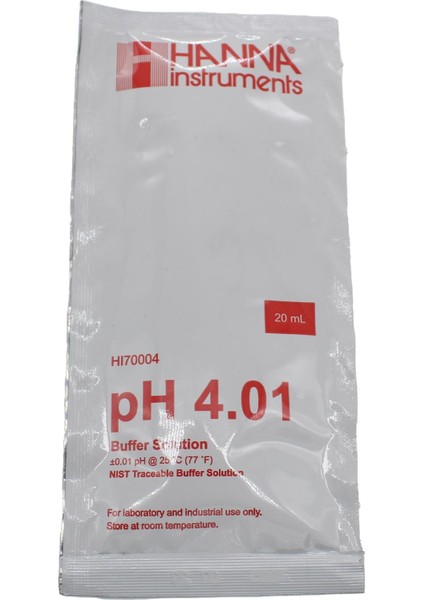 Ph 4.01 Kalibrasyon Sıvısı 20 ml