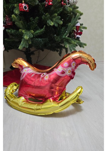 Kızak Folyo Balon Yılbaşı Balonu Noel Baba Kızağı Balon Yılbaşı Süsü fiyatları