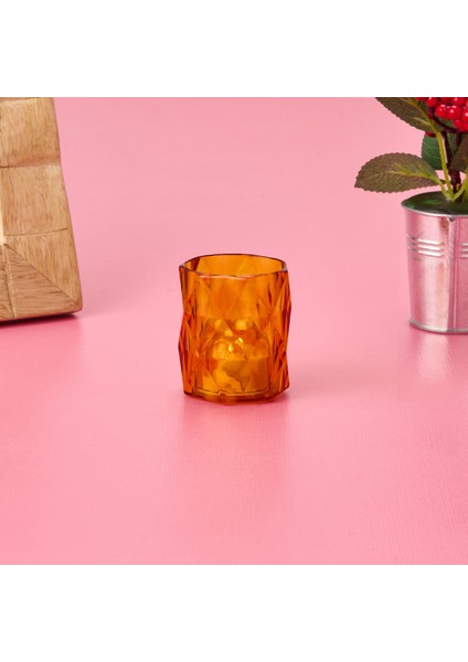 Mini LED Pilli Mum - Amber - 4,7x4,7x5,7 cm