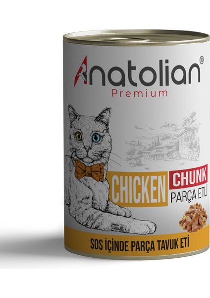 Adult Chicken Tavuklu Yetişkin Kedi Konserve 400 gr