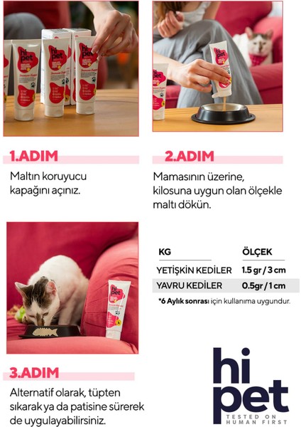 Tüy Dökülme Engelleyici Kedi Maltı