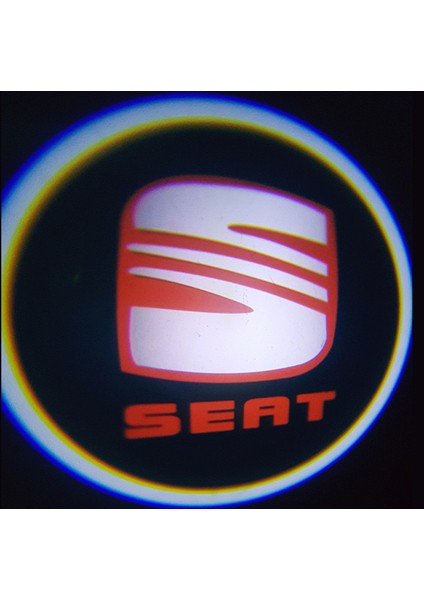 Seat Araçlar Için Pilli Yapıştırmalı Kapı Altı LED Logo