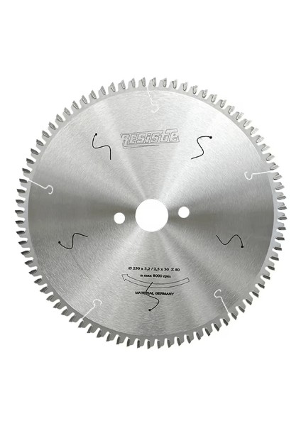 250 x 3,2/2,2 x 30 Z80 Alüminyum Testeresi Resiste