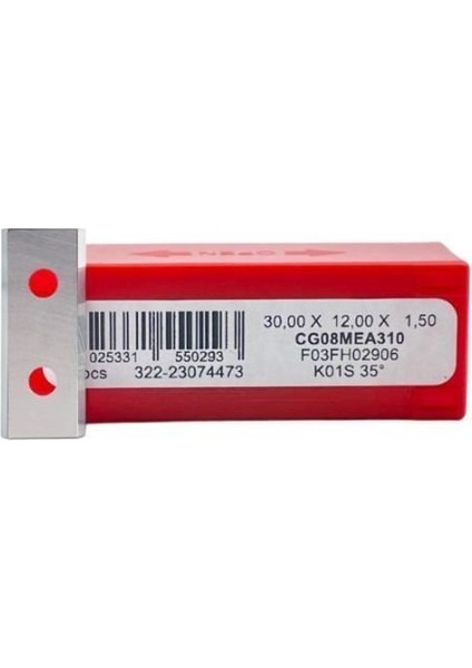 30X12X1,5MM Jilet(10 Adet)