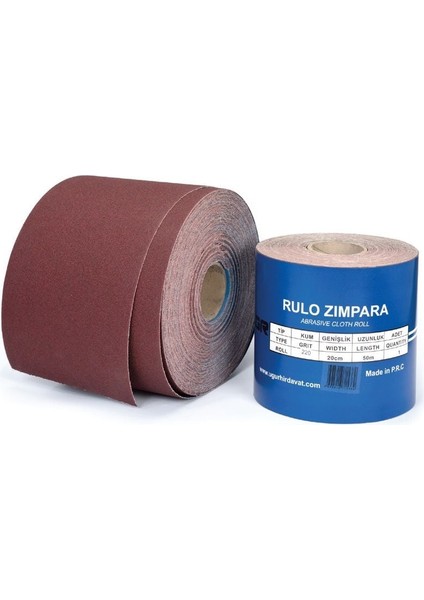 Rulo Zımpara 200 mm x 50 m 120 Kum (50 Metre)